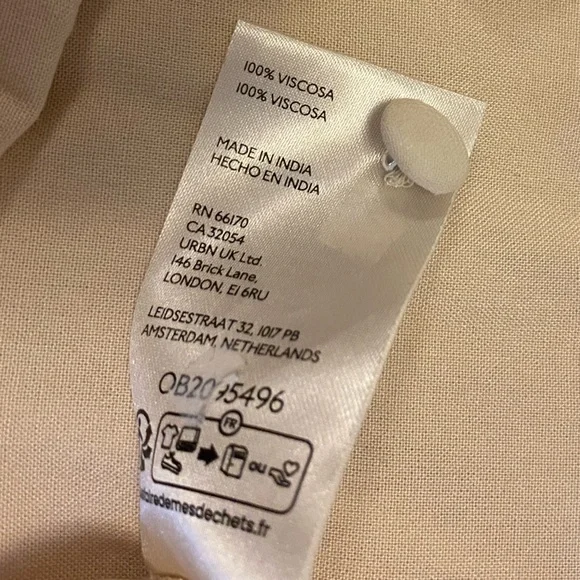 Anthropologie Long Sleeve Sheer Pleated Midi / Maxi Dress - Picture 7 of 8